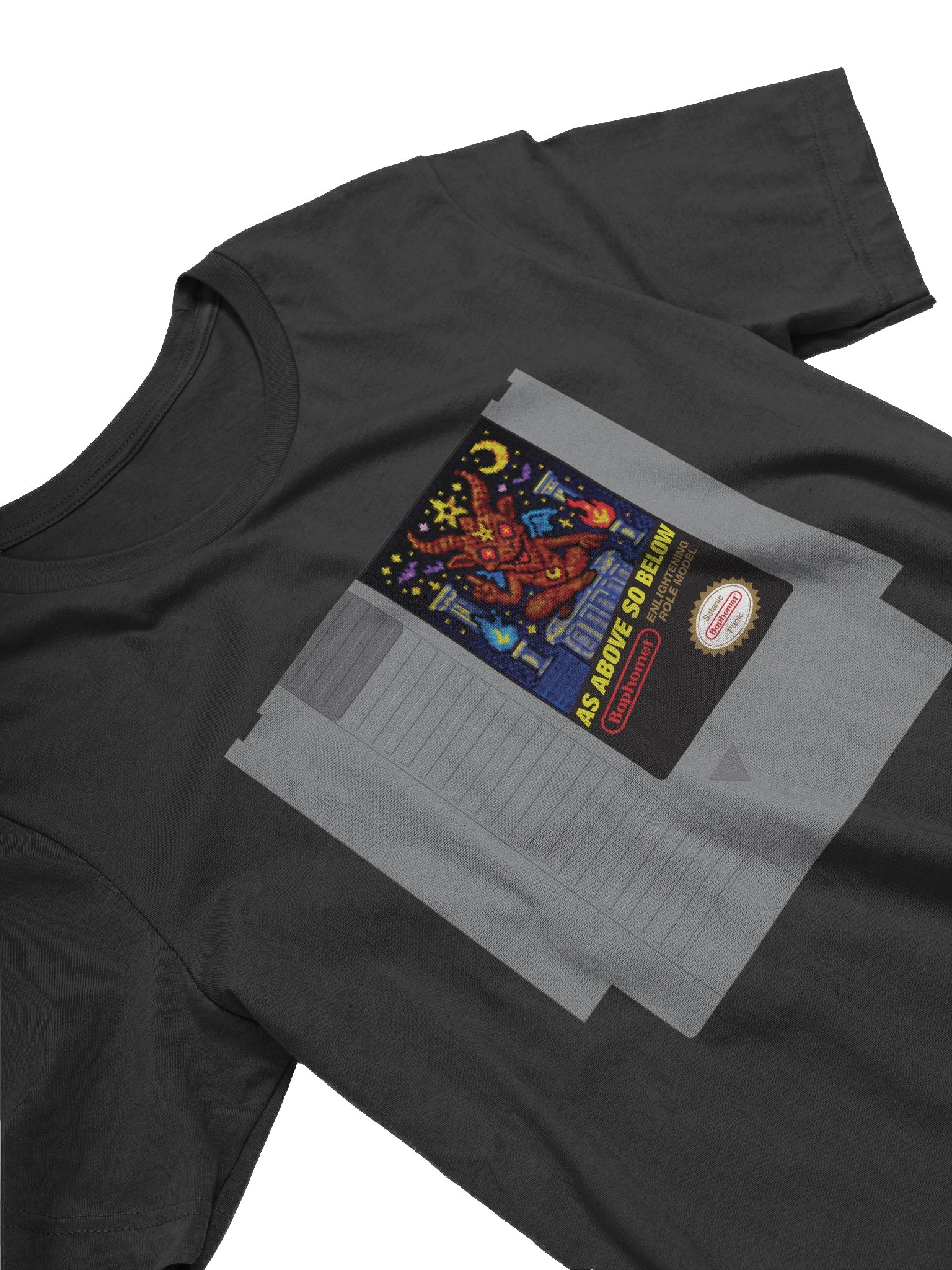 Baphomet: 8-Bit Boss Tee product image (27)