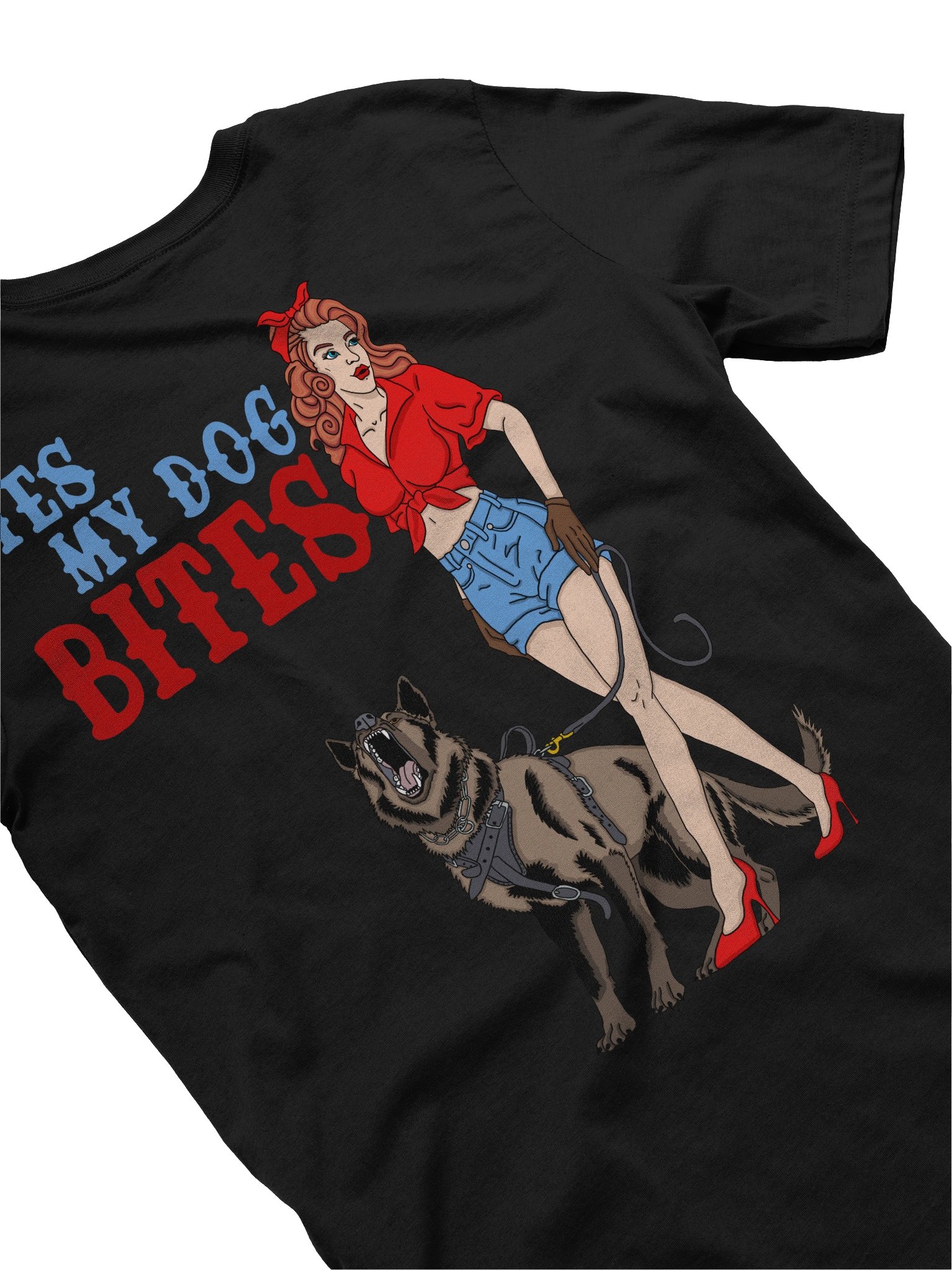 Yes My Dog Bites - Pinup Handler Tee product image (4)