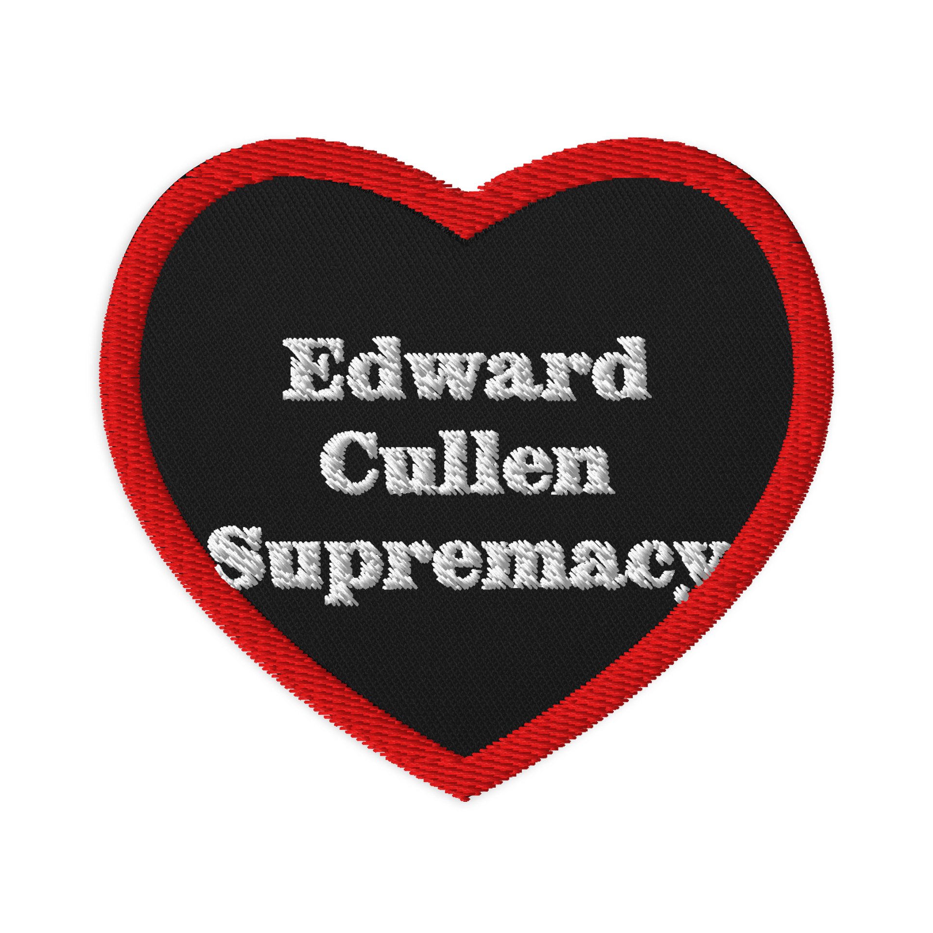 "Edward Cullen Supremacy" Embroidered Patch product image (1)