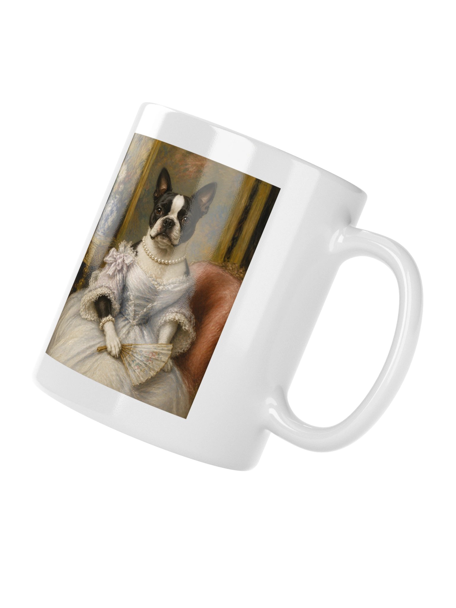 Boston Terrier Portrait of Irène Cahen d'Anvers Mug product image (4)