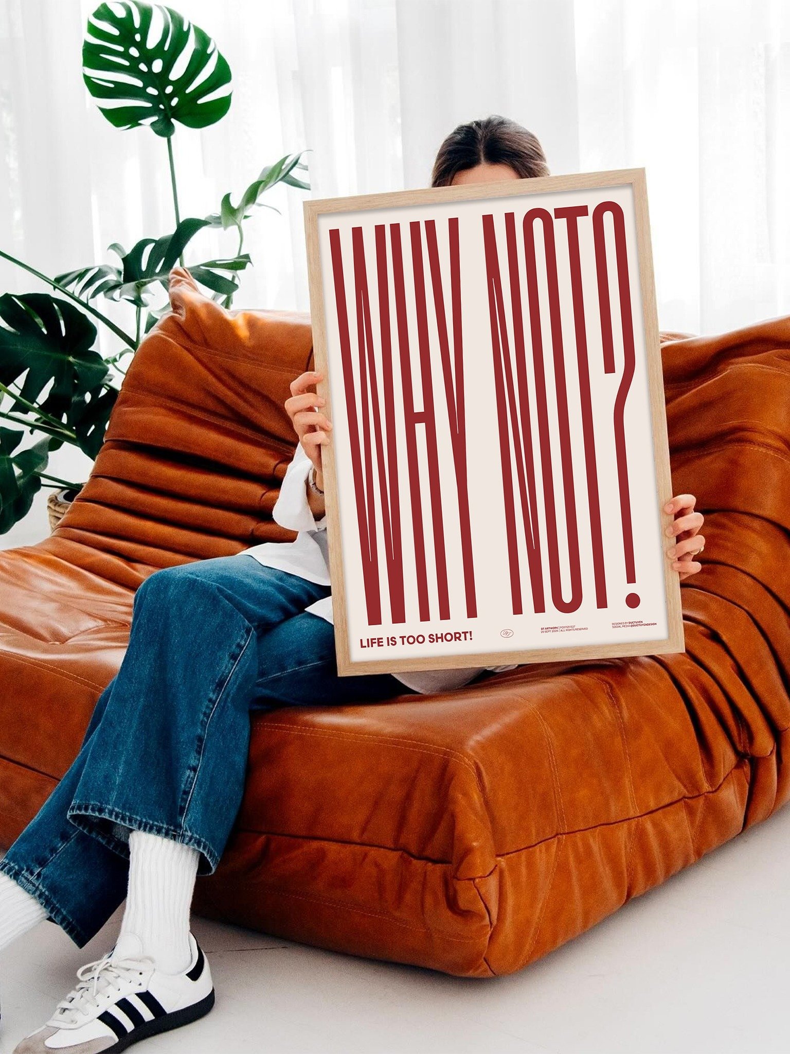 "WHY NOT" Framed Poster product image (7)