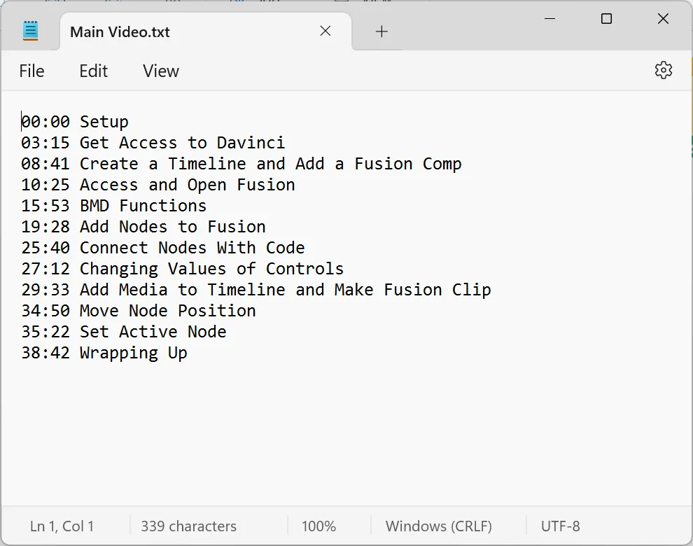 Flow To-Chapter | Davinci Resolve 18+ Script product image (4)