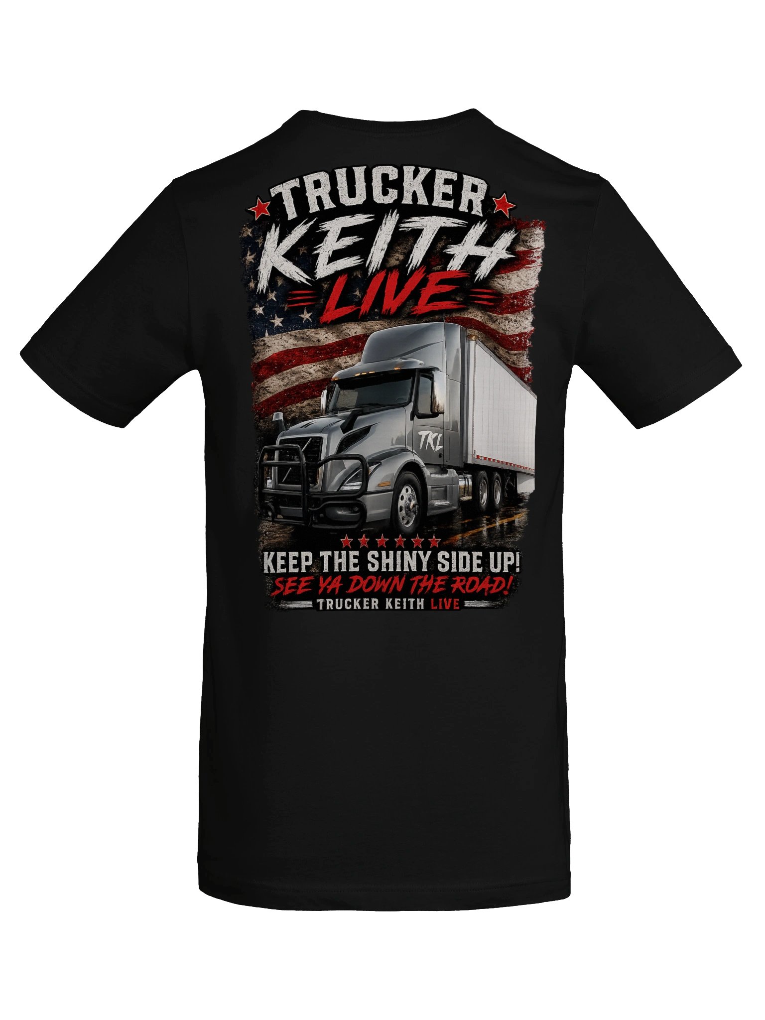 Trucker Keith Live American Logo Tee product image (41)