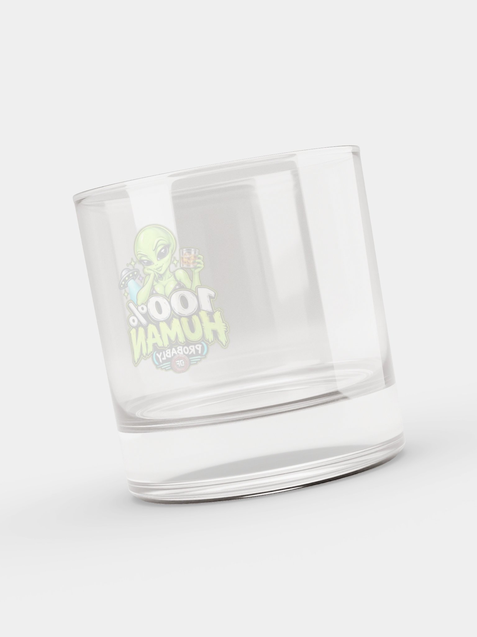 Probably Human Whiskey Glass product image (8)