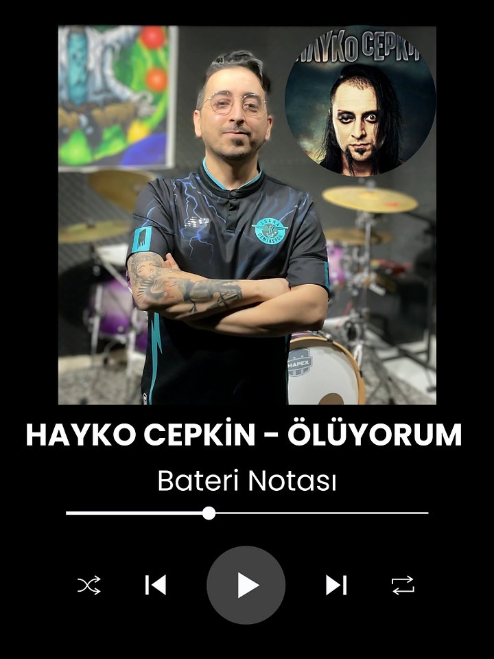 Hayko Cepkin - Ölüyorum Bateri Notası product image (1)