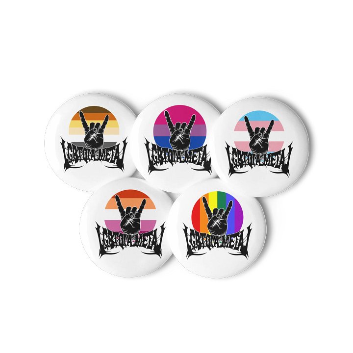 LGBTQIA Rainbow Metal Pins product image (2)