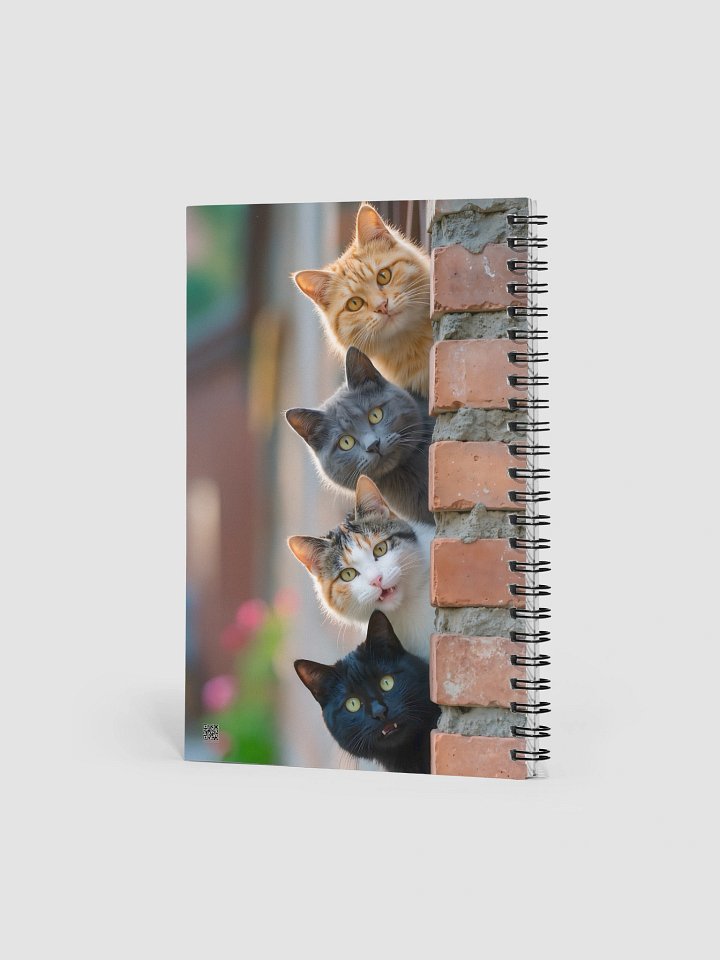 Peekaboo Cats Spiral Notebook product image (2)