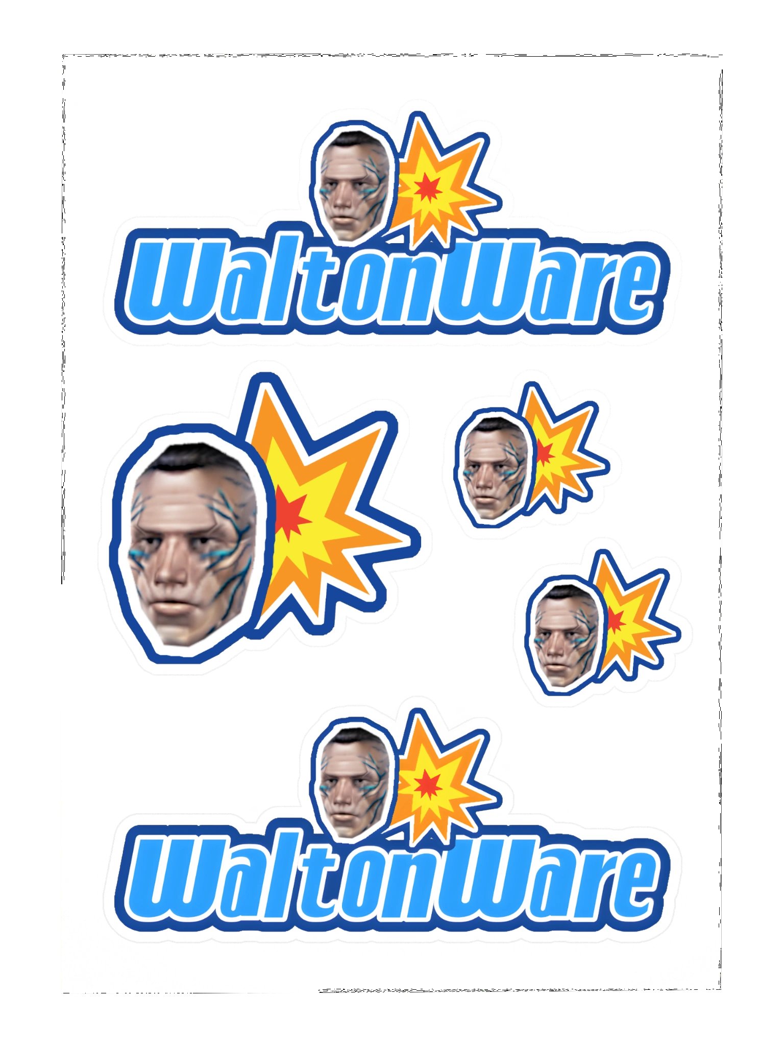 WaltonWare Sticker Sheet product image (3)