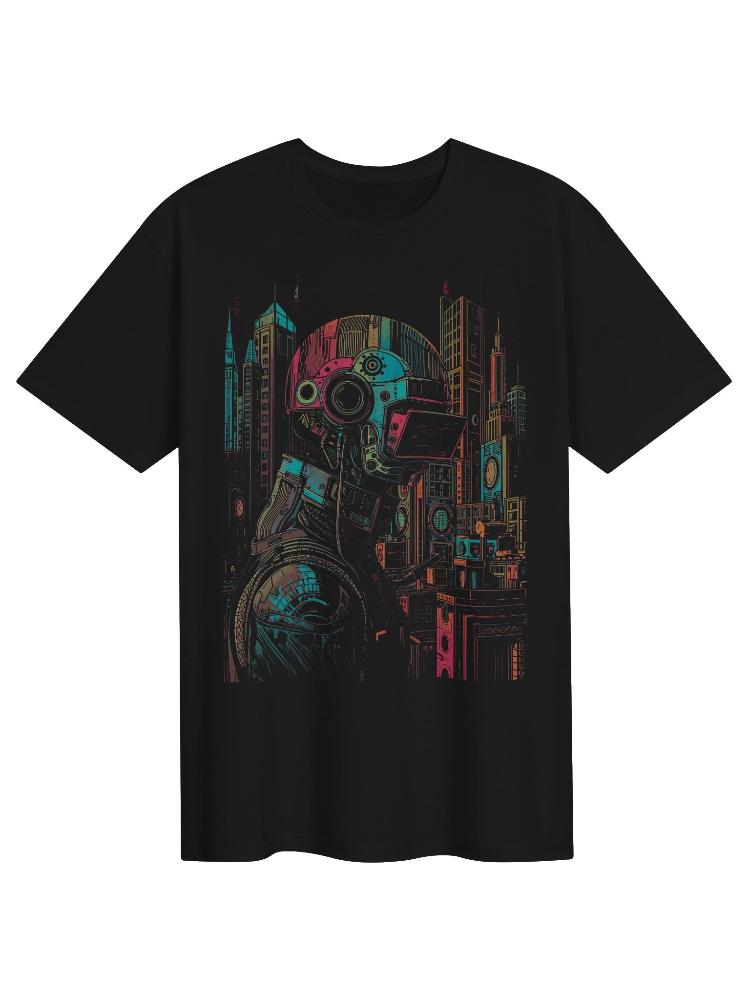 Future Metropolis Mech T-Shirt product image (1)