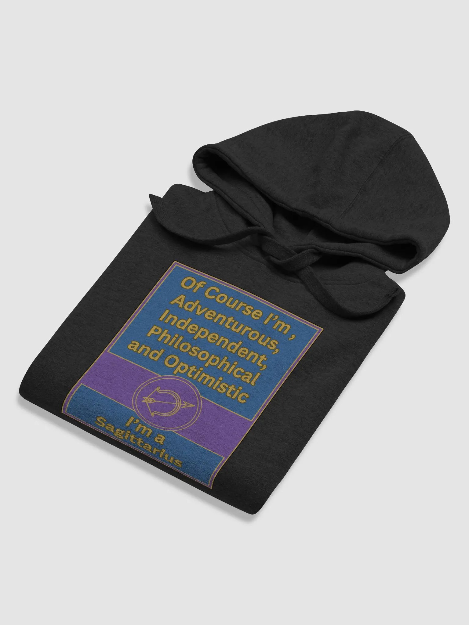 Of Course I’m Sagittarius Zodiac Sign Hoodie, Zodiac Sign Vibes Hoodie, Sagittarius Hoodie, Astrological Hoodie product image (5)