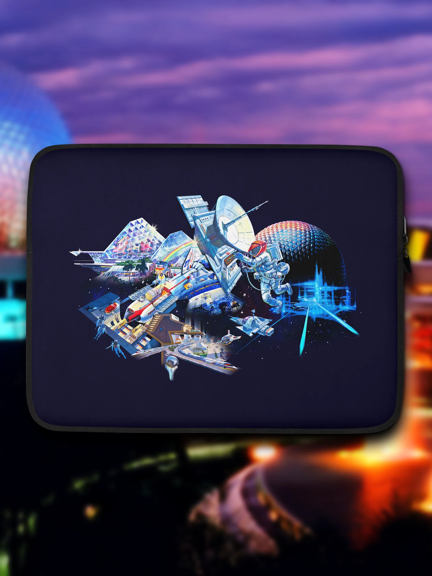 Future World Concepts Purple Laptop Sleeve product image (1)
