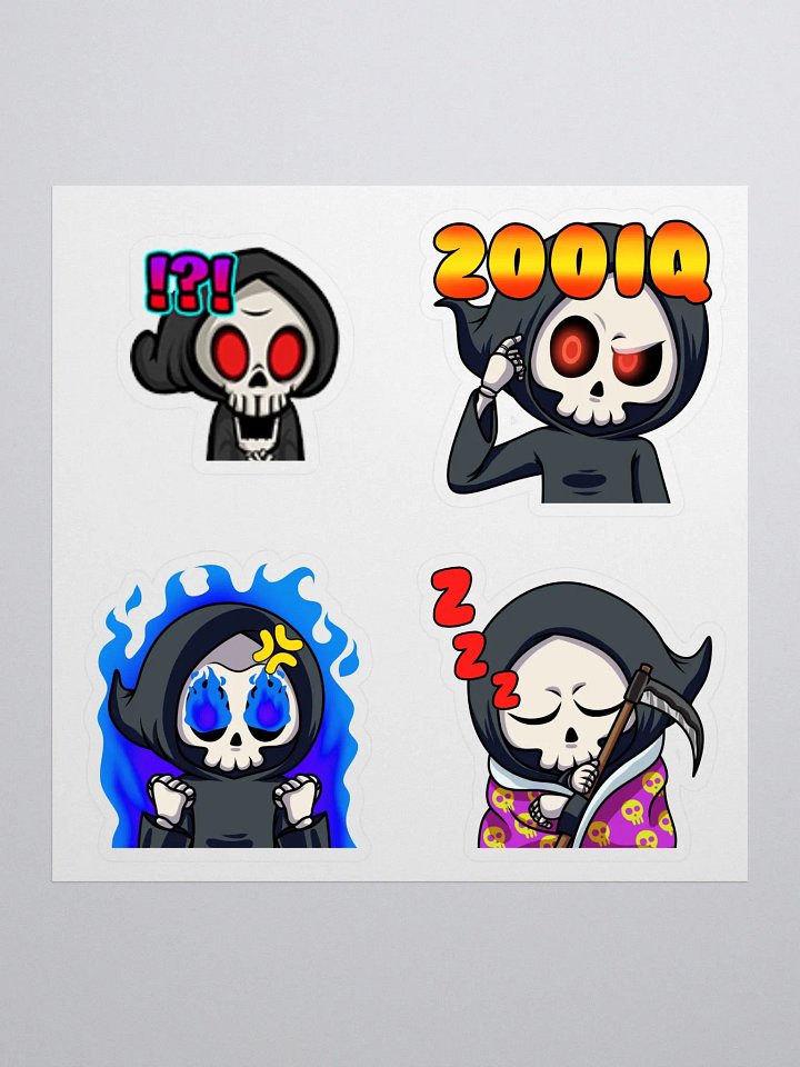 4-Pack Large Todd Emote Stickers - Pack #2 product image (1)
