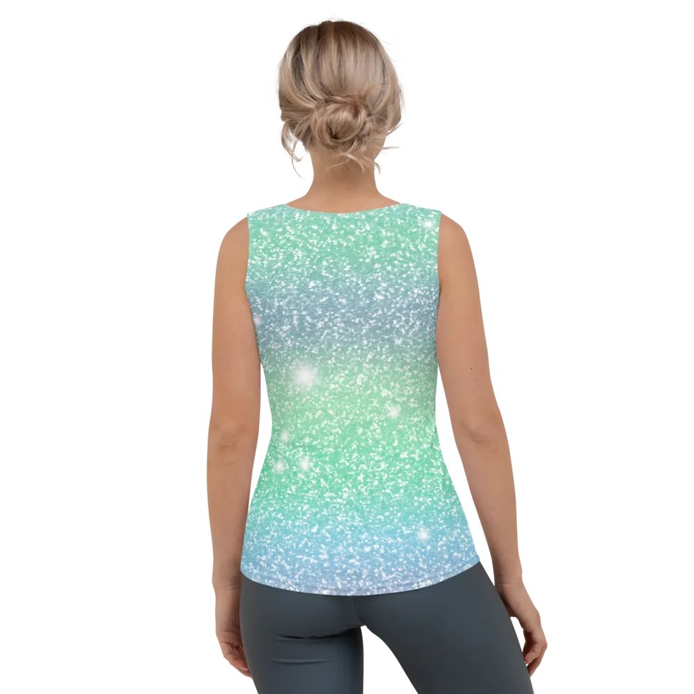 Glitter Unicorn Texture Design Tank Top (8) product image (4)