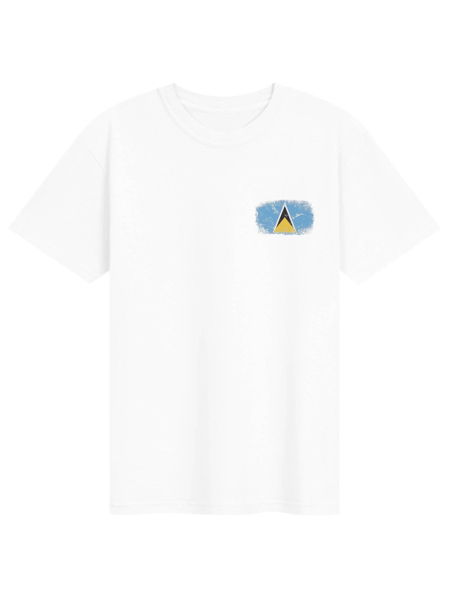 Saint Lucia Flag Streetwear Tee product image (73)