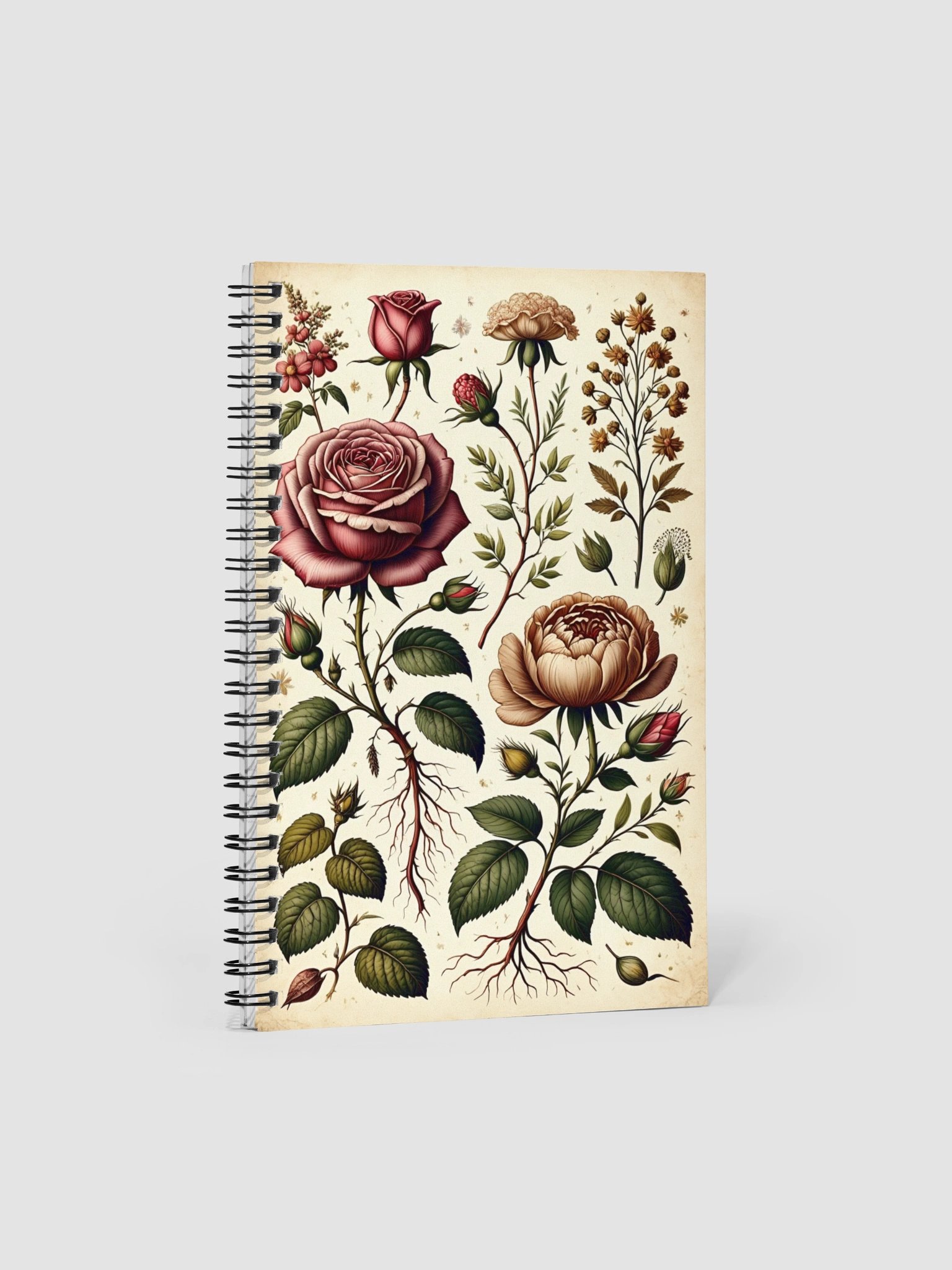 Vintage Botanical Spiral Notebook product image (1)