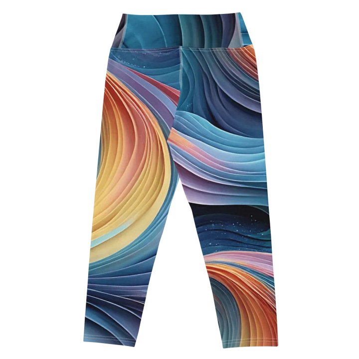 Swirl Bliss Capri Leggings product image (2)