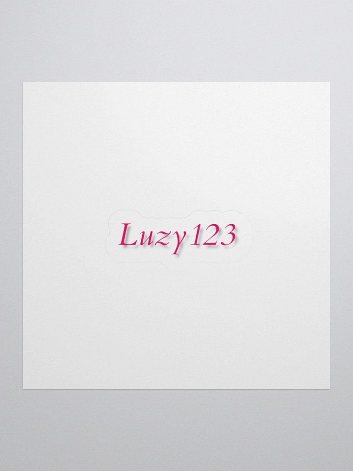 Luzy123 Signature Kiss Cut Stickers product image (4)