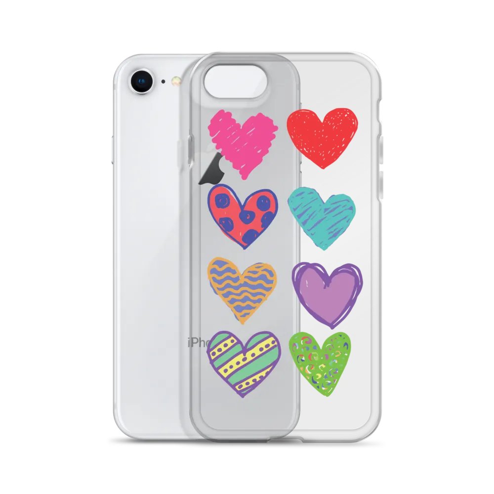 Vibrant Hearts iPhone® Case product image (51)