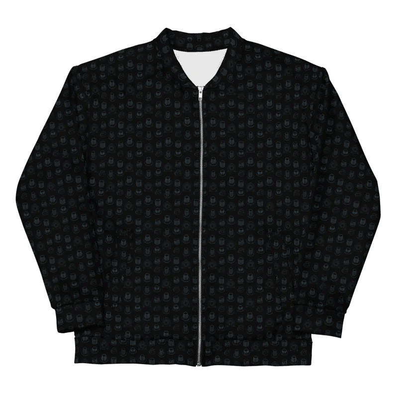 Seven Icons of Synthesis Bomber Jacket - (7 Synth Legends) CARBON product image (5)