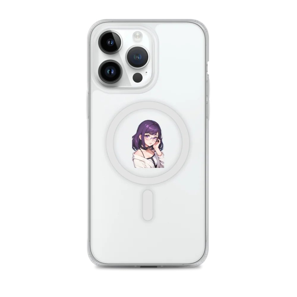 (Purple WAIFU) K Clear Case for iPhone product image (1)