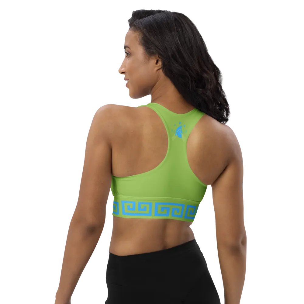 Deimos Lime Longline Sports Bra product image (5)