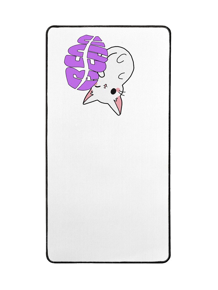 Bean Cat Nap Logo Desk Mat product image (2)