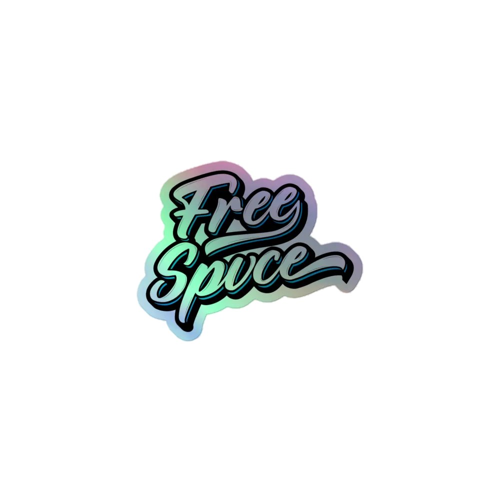 Vintage FS Holographic Sticker product image (1)