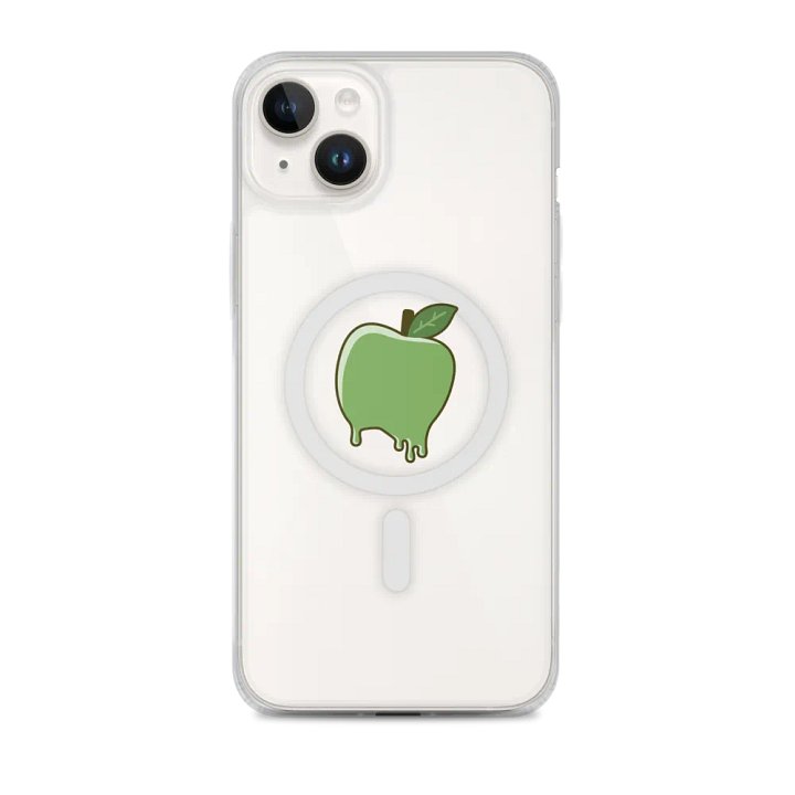 Melting Green Apple MagSafe® Clear Case product image (1)