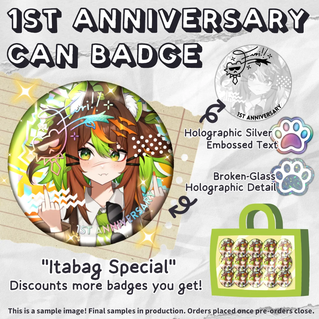 FURIRIRI Can Badge [PREORDER] product image (5)