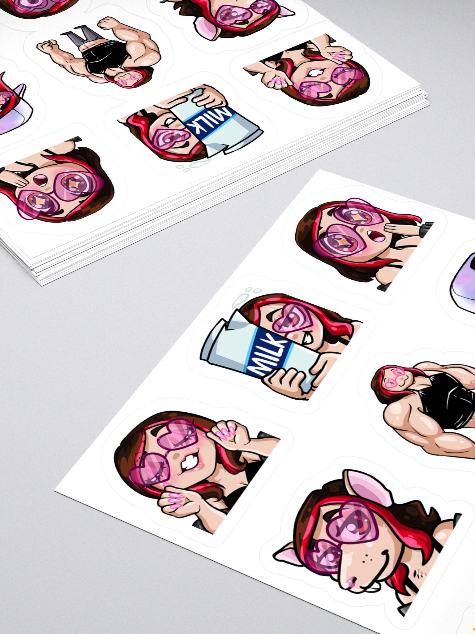 Human1 Emotes [Pack 2] || Kiss Cut Stickers product image (4)