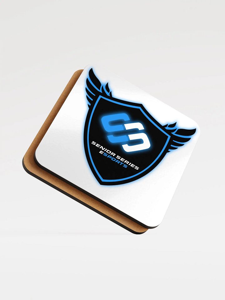 Senior Series Esports Glossed Cork Coaster product image (1)