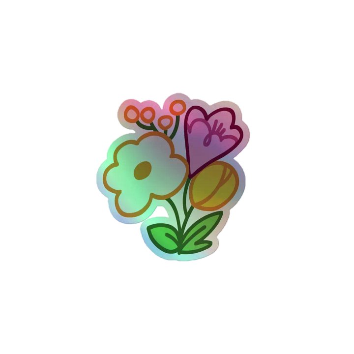 Fae Flowers Sticker product image (1)