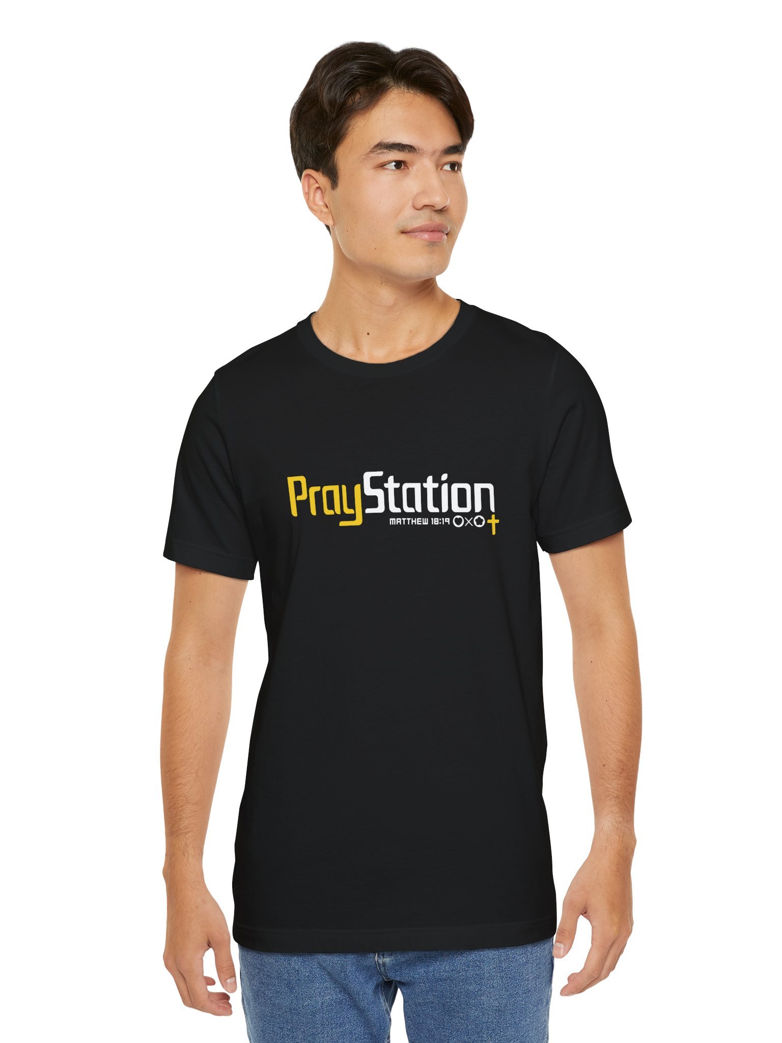 LXA PrayStation Classic Tee | Love X Aloha - Faith Collection | Premium Christian Apparel product image (9)