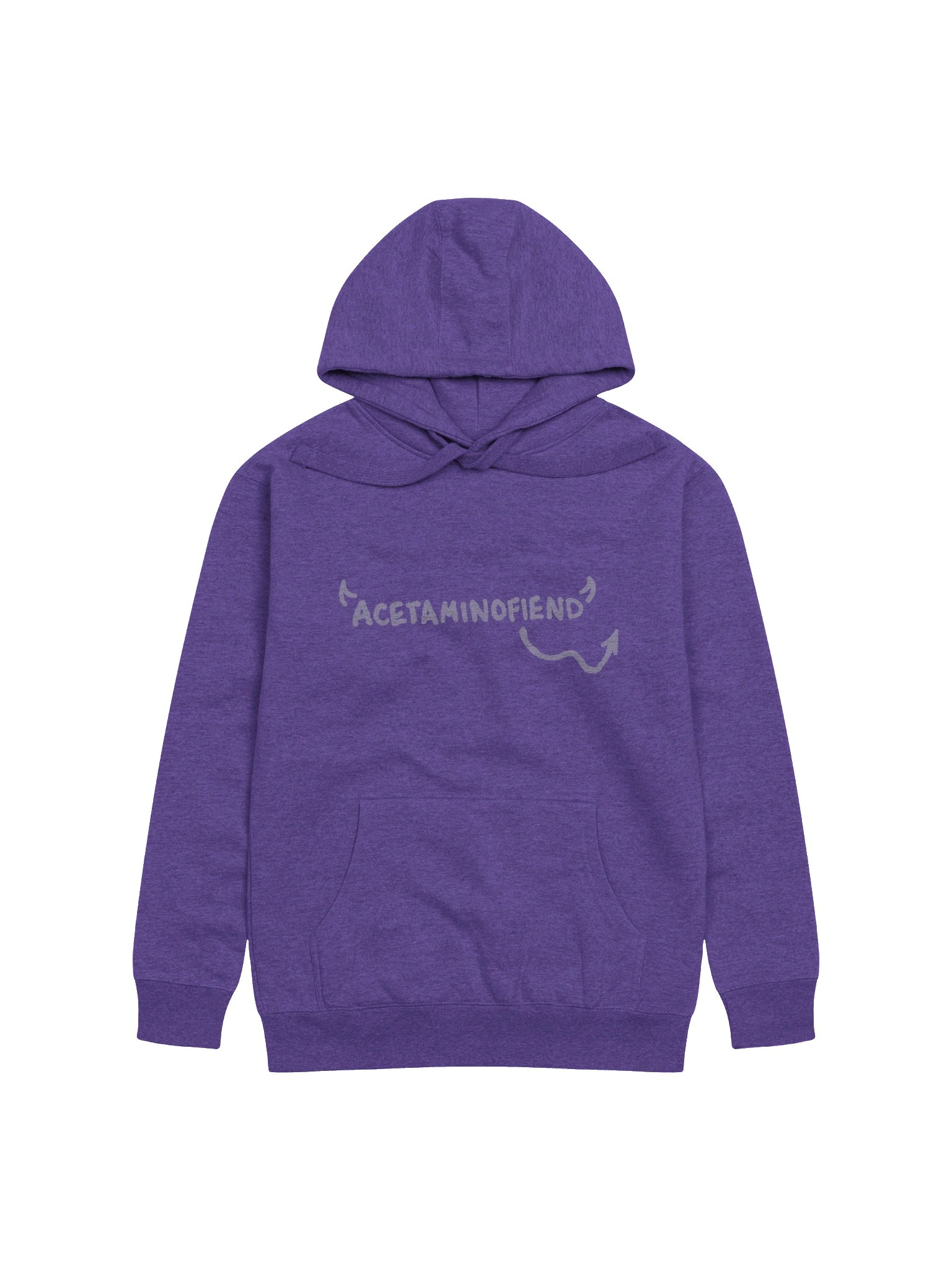 ACETAMINOFIEND handwritten (lavender) hoodie product image (1)