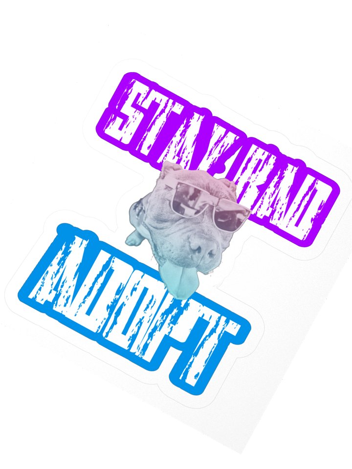 Be Rad Adopt Laszlo Mascot Sticker product image (4)