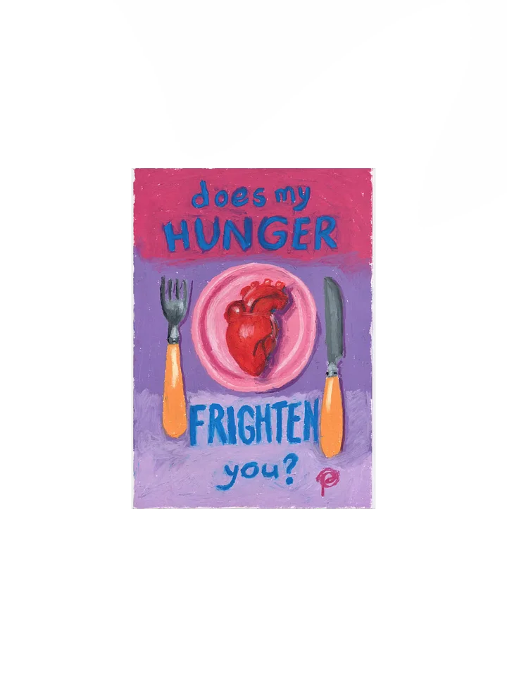 bisexual hunger poster product image (1)