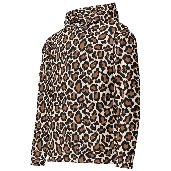 Stylish Leopard Print Hoodie for Animal Skin Enthusiasts product image (2)