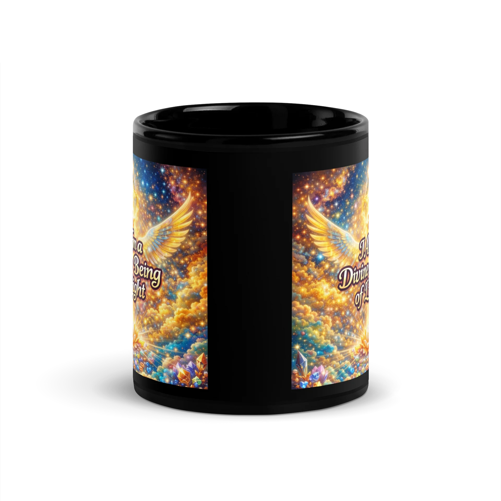 Divine Being of Light Affirmation - Black Mug product image (3)