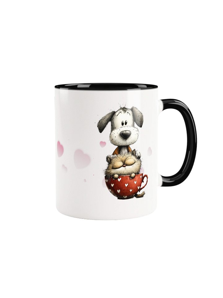 Dog And Cat Love Accent Mug product image (1)