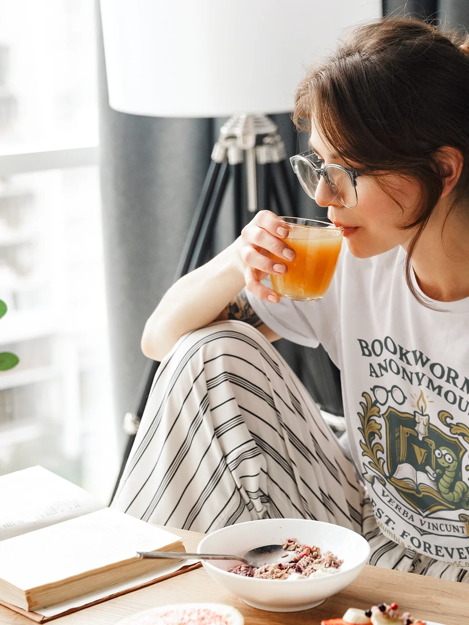 Bookworms Anonymous Heritage Tee product image (2)