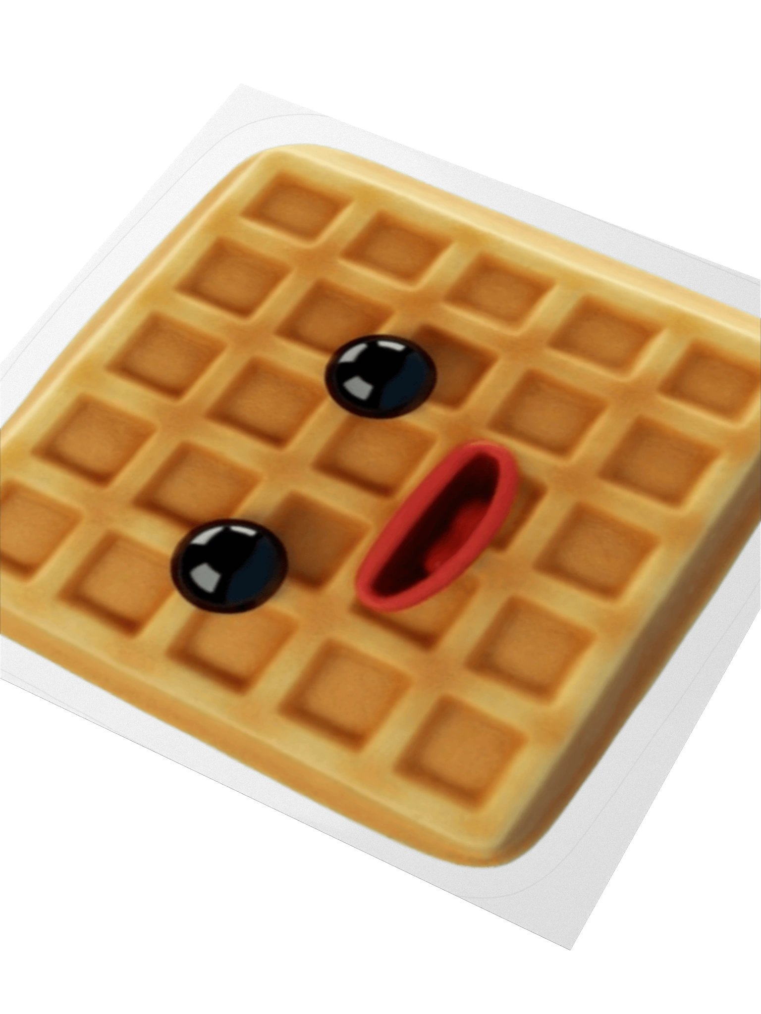 WAFFLŌN STICKER (LARGE) product image (3)
