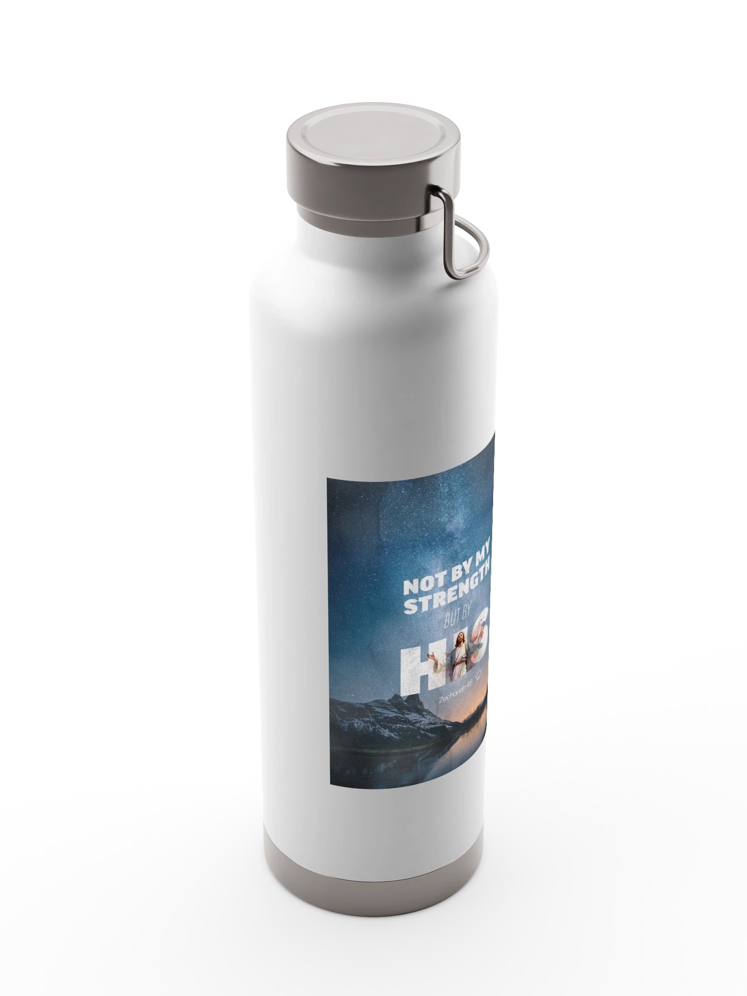 NOT BY MY STRENGTH Christian Poster Bottle - GYM Bottles Collection product image (6)