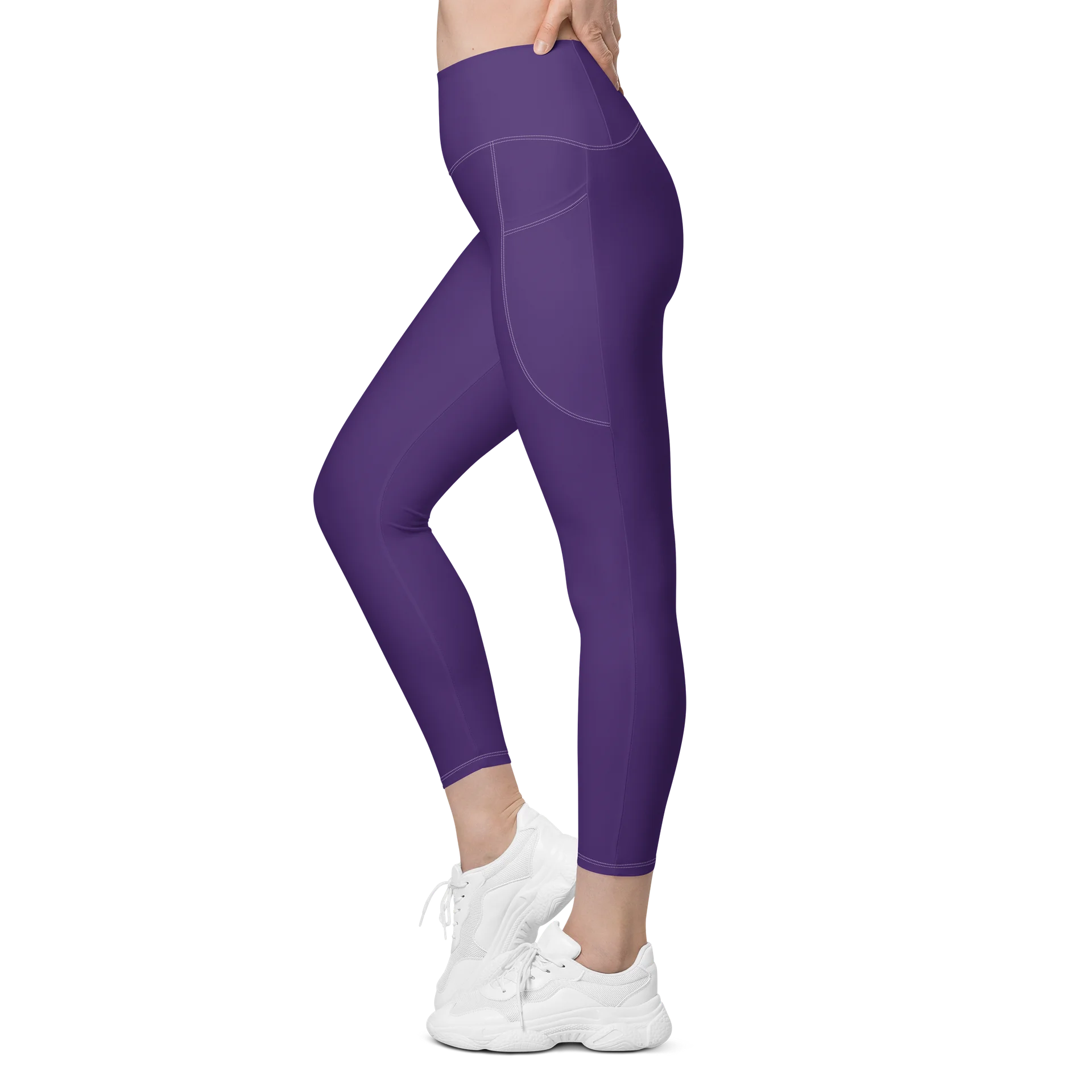 Purple Leggings with Pockets product image (6)