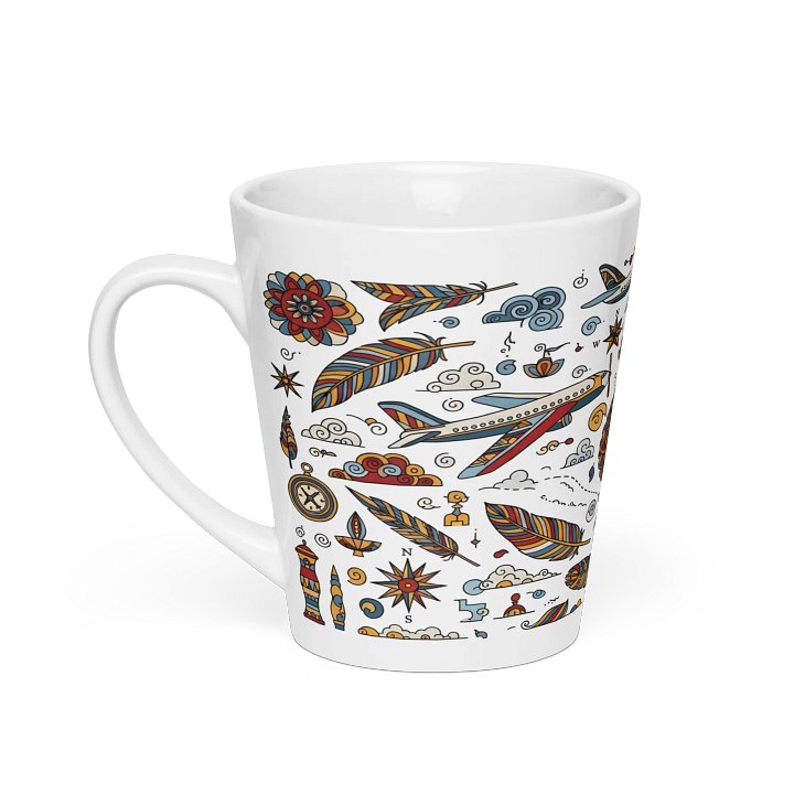 Boho Wanderlust Travel Aviation Pattern Mug product image (1)