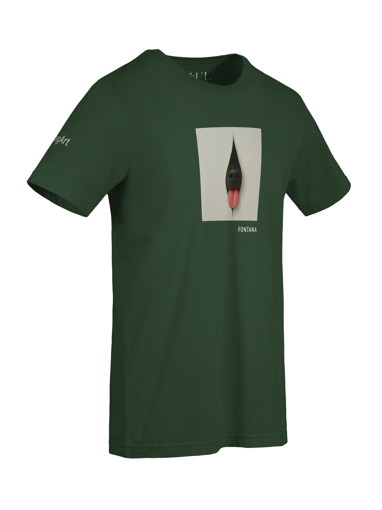 DOGART Unisex Jersey Dog T-Shirt - FONTANA - Iconic Painting Reimagined with Dogs product image (4)