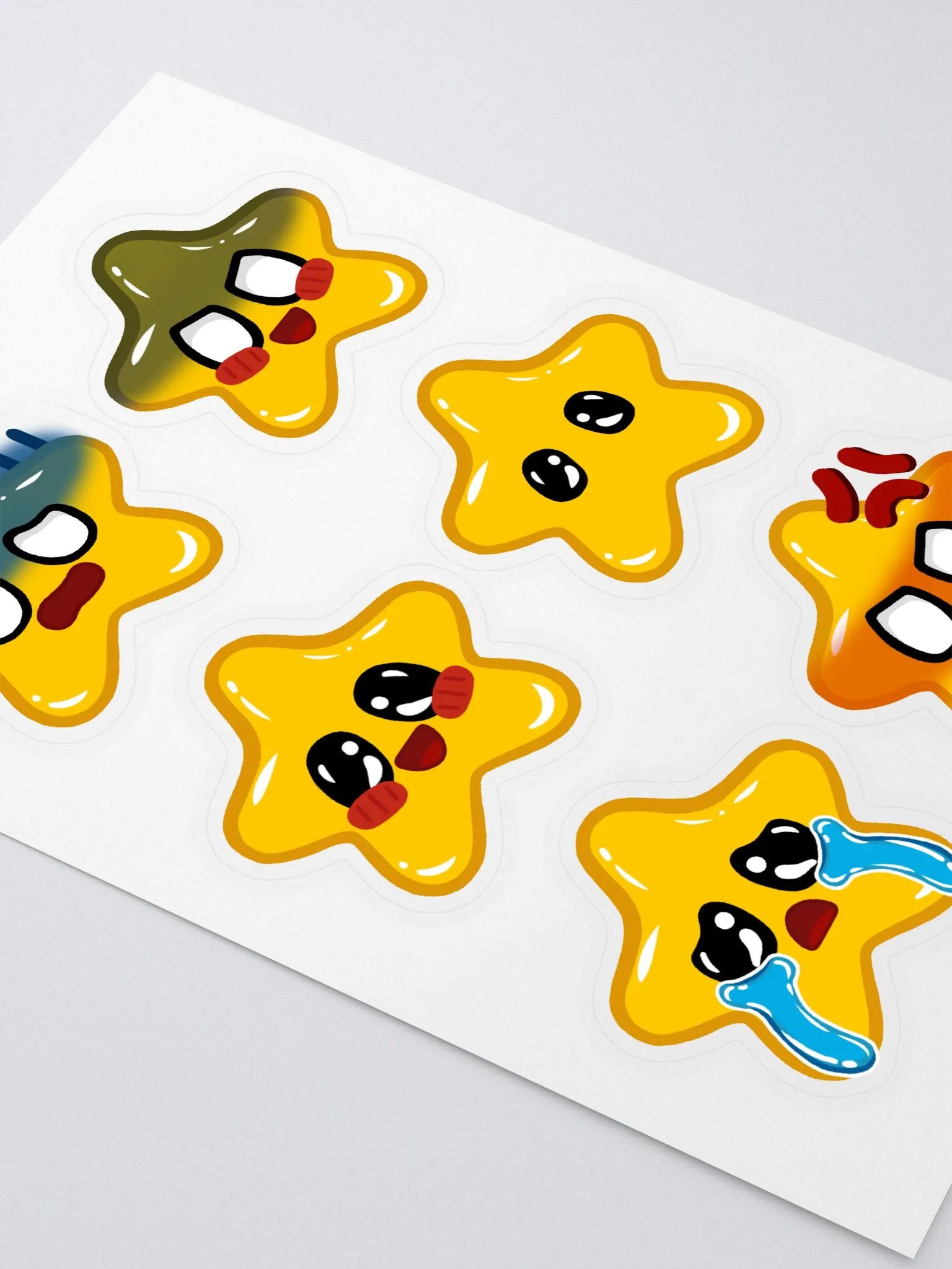 Expressive Star Sticker Sheet product image (2)