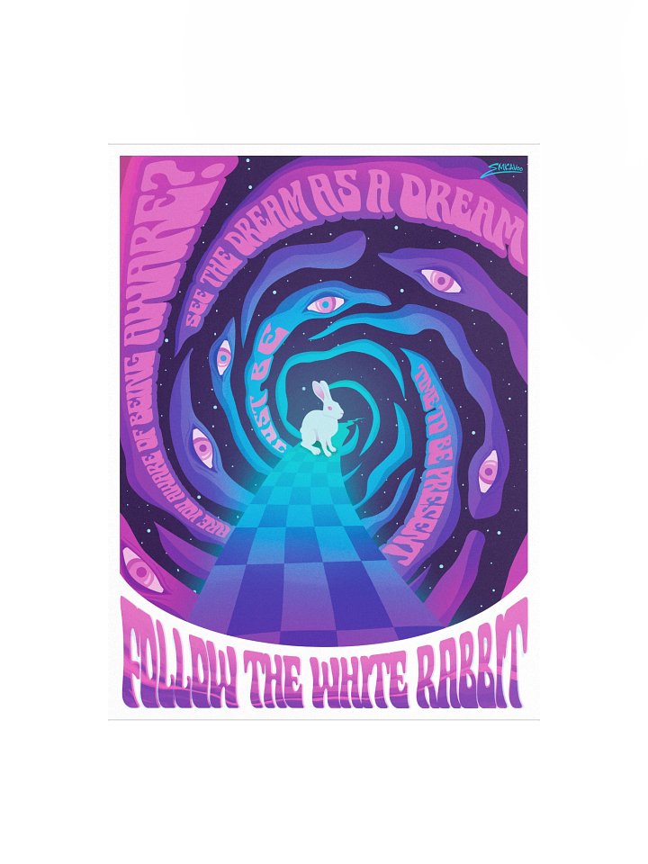Follow The White Rabbit - Print product image (2)