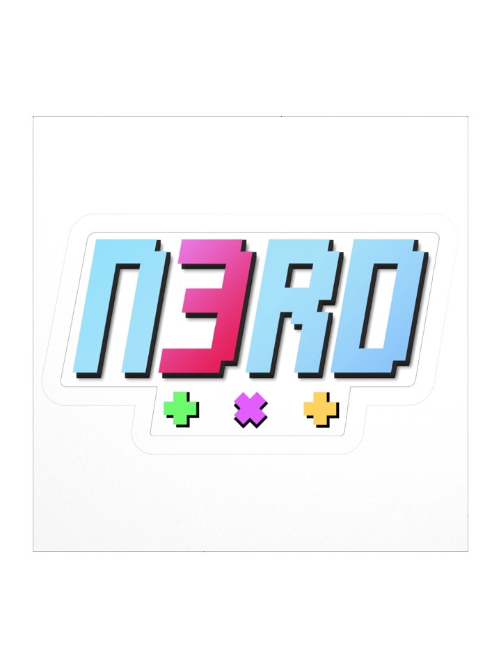 NERD SUMMER STICKER! product image (1)