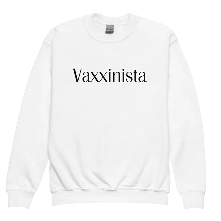 Vaxxinista Youth Crewneck Sweatshirt product image (1)