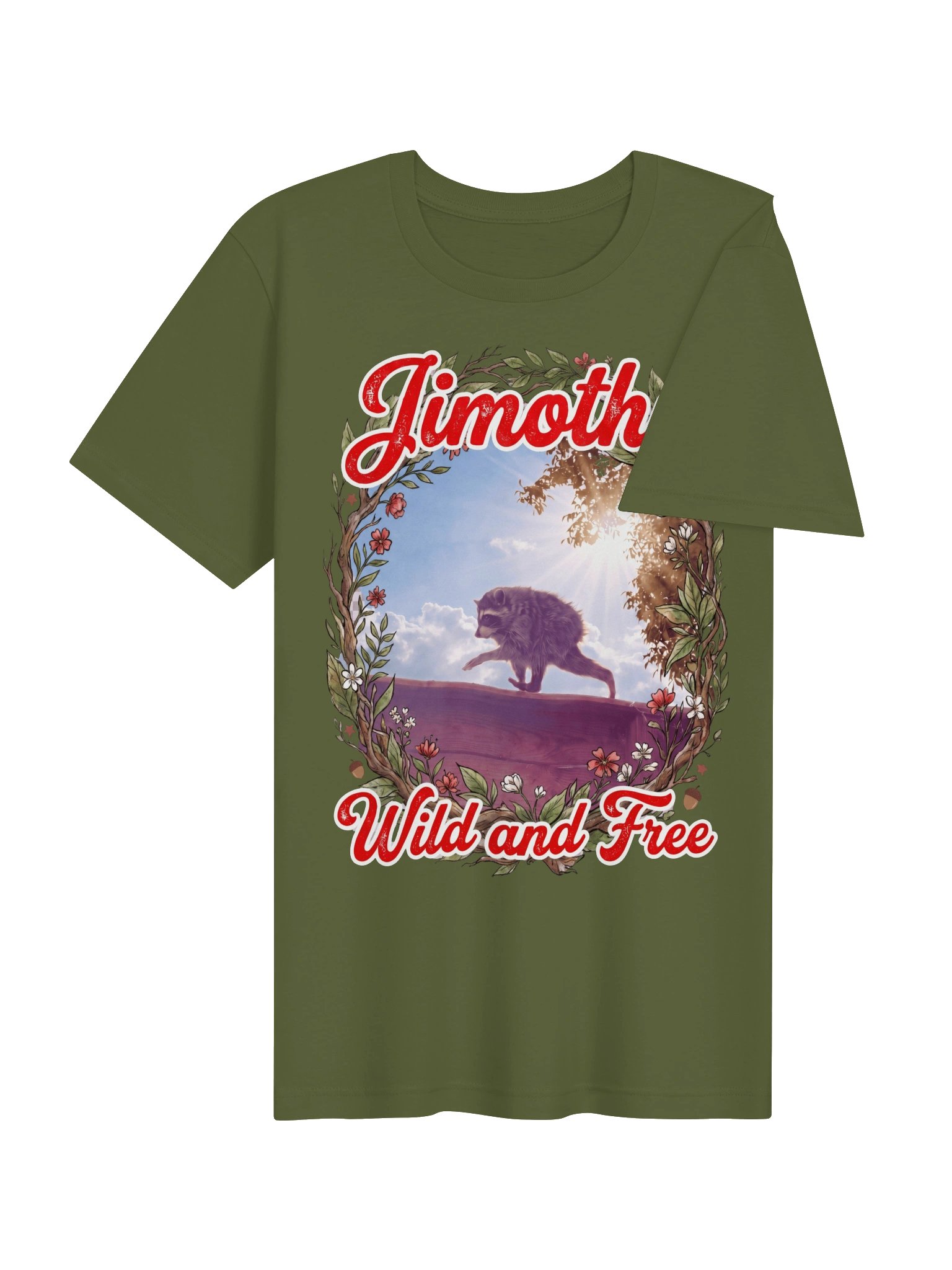 Jimothy's Floral Wild and Free Tee product image (4)